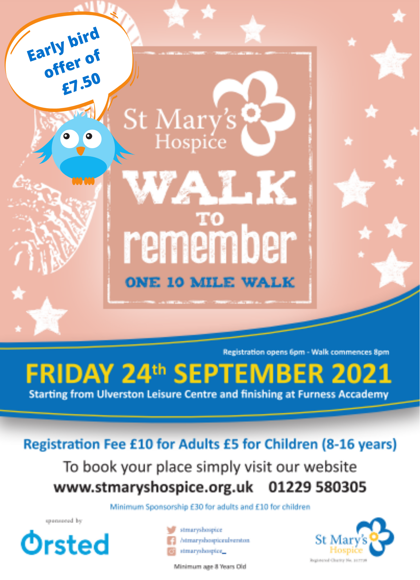 St Mary’s looking forward to steps reunion Walk to Remember is back